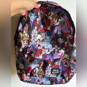 Disney Villains Multicolor Loungefly Backpack